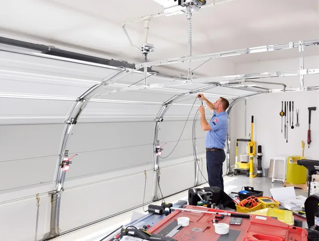 Garage door cable repair service by Miami Gardens Garage Door Repair in Miami Gardens